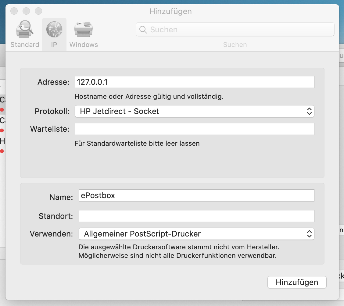 epostbox-Installationsprogramm